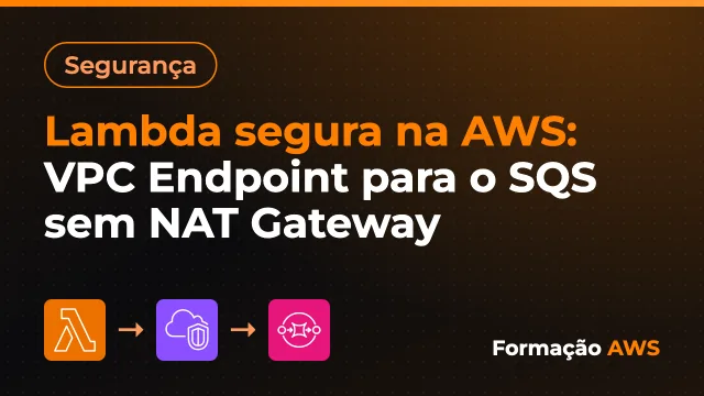 Lambda segura na AWS: VPC Endpoint para o SQS sem NAT Gateway