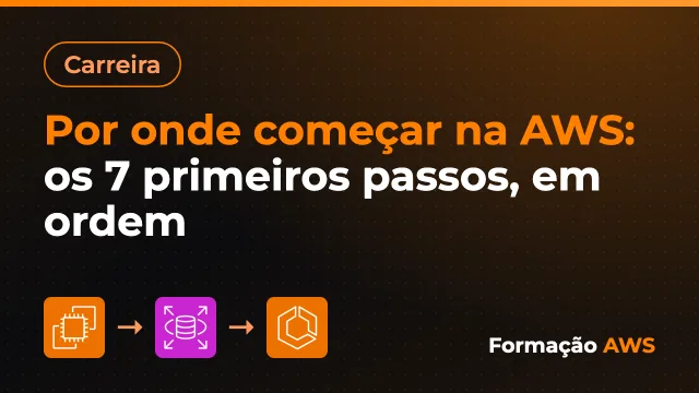 Por onde começar na AWS: os 7 primeiros passos, em ordem